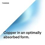 Thorne Copper Bisglycinate - Well-Absorbed Trace Mineral Supplement - 60 Capsules