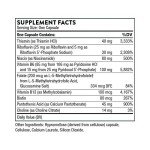 THORNE B-Complex #6 - Vitamin B Complex with Active Forms of Essential B Vitamins and Extra B6-60 Capsules