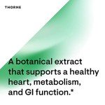 THORNE Berberine - 200 mg (Formerly Berbercap) - Supports Heart Function, Immune System and Gut Health - 60 Capsules
