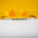 MantraBand Bracelets - Inspirational Engraved Adjustable Mantra Band Cuff Bracelet - Rose Gold color - Gifts for Women…