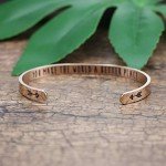 JoycuFF Thank You Gift for Social Worker Volunteer Teachers Nurse Personalized Cuff Bracelet You Made The World A Better Place