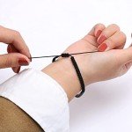JoycuFF Strength Morse Code Bracelets for Men Encouragement Gifts for Women Mom Mama Inspirational Jewelry for Friends Sister Daughter Son Handmade Funny Gift