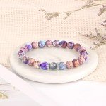 JoycuFF Mothers Day Gifts from Husband I Love You Bracelets Surprise Gifts Idea for Mother from Daughter Son Best Mom Ever Handmade Colorful Imperial Stone Birthday Gifts for Mom