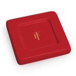 Tea Forte Warming Joy Holiday 3-Piece Tea Gift Set with Red Cafe Cup with Lid, Tea Tray and 10 Assorted 2 of Each Variety Handcrafted Pyramid Infuser Tea Bags
