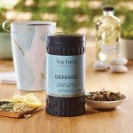 Tea Forte Defense Organic Green Tea with Echinacea, Ginger and Elderberry, Makes 35-50 Cups, 2.82 Ounce Loose Leaf Tea Canister