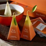 Tea Forte Presentation Box Tea Sampler Gift Set, 20 Assorted Variety Handcrafted Pyramid Tea Infuser Bags (Chakra Chai)