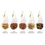 Tea Forte Presentation Box Tea Sampler Gift Set, 20 Assorted Variety Handcrafted Pyramid Tea Infuser Bags (Chakra Chai)