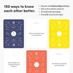 BestSelf Intimacy Deck 150 Relationship Building Conversation Cards Starters Couples Games, Meaningful Couples Card Game - Romantic Couples Strengthen Relationship Cards, and Questions for Couples