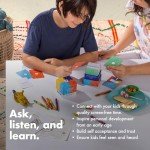 BestSelf Conversation Cards for Kids Little Talk Deck - 170 Prompts, Ideal Classroom Must Haves Therapy Games for Kids, Social Skills Activities and Fun Conversation Starters for Kids and Families