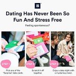 BestSelf It's A Date - 52 Memorable Date Ideas for Couples - A Fun Date Night Card Game to Add to Your Couples Games Collection.