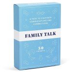 BestSelf Family Talk Deck - 50 Prompt Card Game for Family Game Night, Fun and Engaging Family Game for Kids and Adults, Perfect