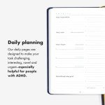 BestSelf Self Journal 13-Week Productivity Journal with Prompts, Undated Planner and Guided Journal for Women and Men, Midnight
