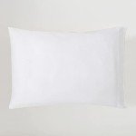 SIJO AiryWeight Tencel Pillowcases Set, 100% Lyocell derived from Eucalyptus, 2-Pack, Temperature Regulating, Cooling, Hypoallergenic, Moisture Wicking, Silky Soft (Snow, Standard)