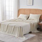 Sijo AiryWeight Tencel Sheet Set, 100% Lyocell Derived from Eucalyptus, Buttery Soft, Architectural Digest 2022 Best Cooling Sheets Winner - 3pc - 2 Pillowcases 1 Fitted (Fog, Queen)