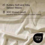 Sijo AiryWeight Tencel Sheet Set, 100% Lyocell Derived from Eucalyptus, Buttery Soft, Architectural Digest 2022 Best Cooling Sheets Winner - 3pc - 2 Pillowcases 1 Fitted (Fog, Queen)