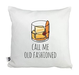 Moonlight Makers, Call Me Old Fashioned, Decorative Pillow Case, 100% Cotton Canvas Pillowcase, Farmhouse Decor, Gift for Home, Funny Design