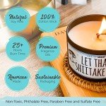 Moonlight Makers Let Your Light Shine Candle, Sea Salt & Orchid Scented Handmade Candle, Natural Soy Wax Candle, 25+ Hour Burn Time, 8oz Tin