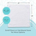 Moonlight Makers Classic Waffle Weave Hand Cloth, Bathroom/Kitchen Hand Towel, Xmas Gift Idea, Fast Absorbing Soft Kitchen Decor, Funny Design, Cute Dish Cloth, Pure 100% Cotton (Spread Hap Pea Ness)