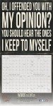 Words to Live By 2025 Wall Calendar — Primitives by Kathy, 16-Month Inspirational Calendar, 12" x 12"