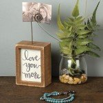 Primitives by Kathy 38997 Inset Photo Holder Block, 3" X 4", Love You More