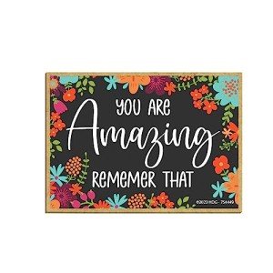 Honey Dew Gifts, You are Amazing Remember That, 2.5 inch by 3.5 inch, Refrigerator Magnets, Fridge Magnets, Decorative Magnets for Women, 754449