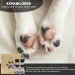 EXPAWLORER Anti-Slip Dog Socks to Prevent Licking Paws,Dog Shoes for Hot/Cold Pavement,Best Paw Protector Traction Control on Hardwood Floor,Dog Booties for Puppy Small Medium Large Senior Dogs