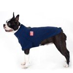 EXPAWLORER Fleece Dog Sweater with Dual D Ring, Adjustable Warm Dog Jacket, Dog Cold Weather Clothes, Winter Coat for Small Medium Large Dogs Boys Girls