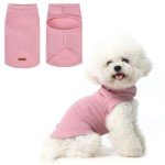 EXPAWLORER Soft Cat Sweater - Cat Sweaters for Cats Only Warm Cat Clothes, Fall and Winter Coat Pullover Design, Fleeced Sweatshirt Clothing Also for Puppies Small Dogs, Pink L