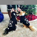 EXPAWLORER Dog Hoodie - Bad to The Bone Lettered Dog Sweatshirt with Hood, Warm Fleece Dog Sweater Clothes with Leash Hole, Cozy Soft Pet Outfit for Small Medium Dogs, M