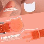 EXPAWLORER Soft Velvet Safe Cat Collars for Girl Cats -2 Pack Rhinestones Bling Diamante Adjustable Collars Breakaway- Chirstmas Cat Clollar Gifts with Bells for Boy Cats Kitty and Small Dogs