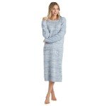 Softies Marshmallow Crew Neck Lounger with Pockets, Heather Spring Lake, S/M