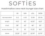 Softies Marshmallow Crew Neck Lounger with Pockets, Heather Spring Lake, S/M