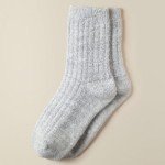 Softies Marshmallow Crew Socks, Heather Grey, OSFM