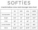 Softies Marshmallow Crew Neck Lounger with Pockets, Heather Spring Lake, S/M