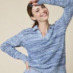 Softies Heather Marshmallow Johnny Collar Lounge Set, Heather Midnight, XL