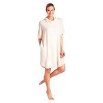 Softies Ultra Soft Dream Jersey Cowl Neck Lounger with Side Seam Pockets, Lightweight Fabric for Casual & Loungewear, Buttercream, L/XL
