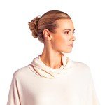 Softies Ultra Soft Dream Jersey Cowl Neck Lounger with Side Seam Pockets, Lightweight Fabric for Casual & Loungewear, Buttercream, L/XL