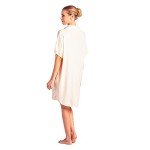 Softies Ultra Soft Dream Jersey Cowl Neck Lounger with Side Seam Pockets, Lightweight Fabric for Casual & Loungewear, Buttercream, L/XL