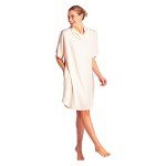 Softies Ultra Soft Dream Jersey Cowl Neck Lounger with Side Seam Pockets, Lightweight Fabric for Casual & Loungewear, Buttercream, L/XL