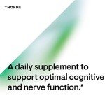 THORNE Acetyl-L-Carnitine - 500 mg - Supports Brain Function and Healthy Nerve Sensations in The Hands and Feet - Gluten-Free, Soy-Free, Dairy-Free - 60 Capsules