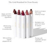 Ogee Tinted Sculpted Lip Oil - Lip Stain Made with 100% Organic Coconut Oil, Jojoba Oil, and Vitamin E - Best as Lip Balm, Lip Color or Lip Treatment - ROSALIA