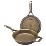 Stargazer 10.5-Inch Cast Iron Skillet | Made in USA, Seasoned, Even Heat Distribution, Easy to Clean, Smooth Nonstick Finish for Grilling, Frying, Sauteing, Searing, Baking