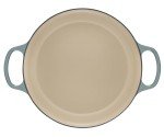 Le Creuset Enameled Cast Iron Signature Round Wide Dutch Oven, 6.75 qt., Sea Salt