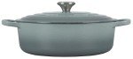 Le Creuset Enameled Cast Iron Signature Round Wide Dutch Oven, 6.75 qt., Sea Salt