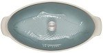Le Creuset Heritage Stoneware Oval Fish Baker, 1.7qt., Sea Salt