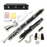 WUQIMUSC Low C Bass Clarinet with Silver Keys