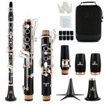 ROWELL Professional B Flat Clarinet with Case