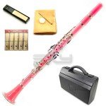 Sky Pink ABS Bb Clarinet with Accessories Bundle