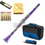 SKY Purple Bb Clarinet with Case & Accessories