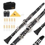 Ktaxon Bb Flat Beginner Clarinet with Accessories